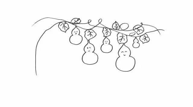 葫芦简笔画图片大全集 葫芦简笔画的图片