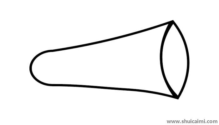 喇叭简笔画怎么画 喇叭简笔画画法