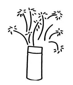 春节的烟花怎么画简笔画 过年的烟花怎么画简笔画