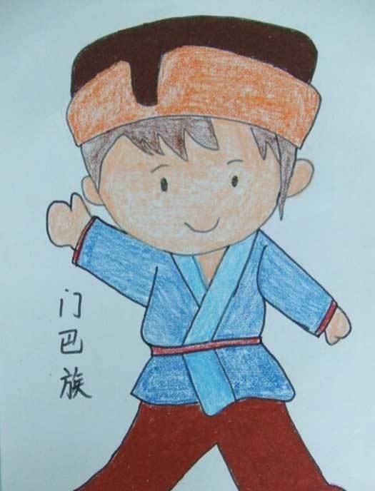 民族简笔画图片大全 民族简笔画图片大全集彩色