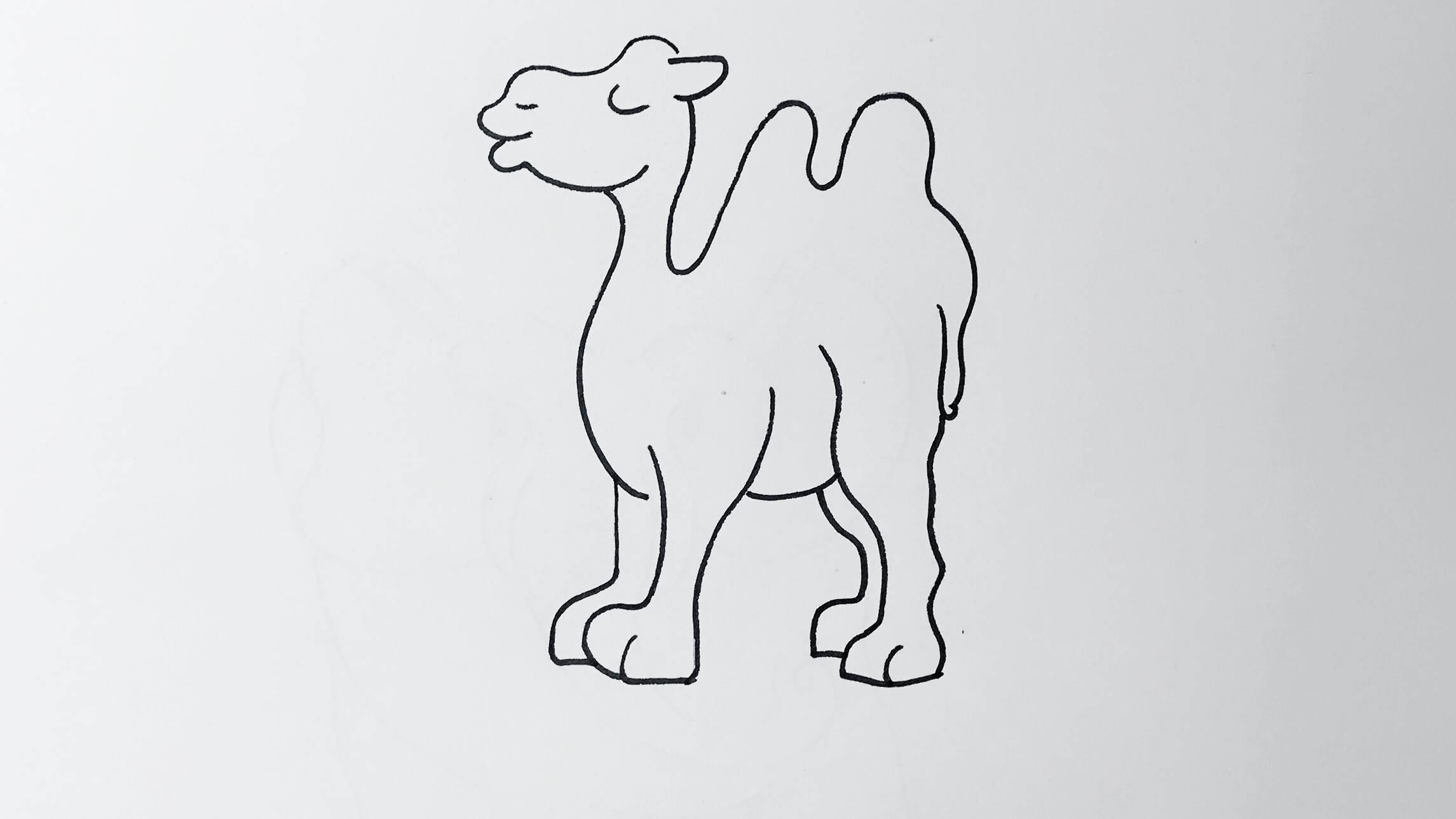 骆驼的简笔画图片大全 骆驼的简笔画图片大全大图
