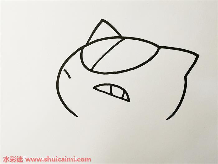 猫咪老师过程怎么画 猫咪老师过程简笔画彩色