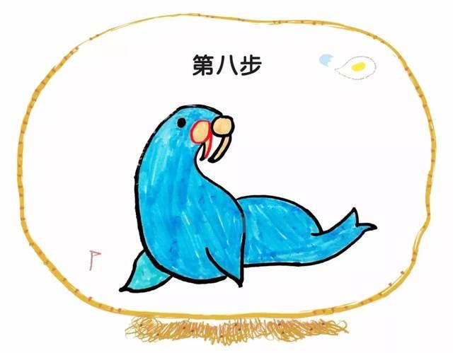 海豹简笔画 海豹简笔画图片