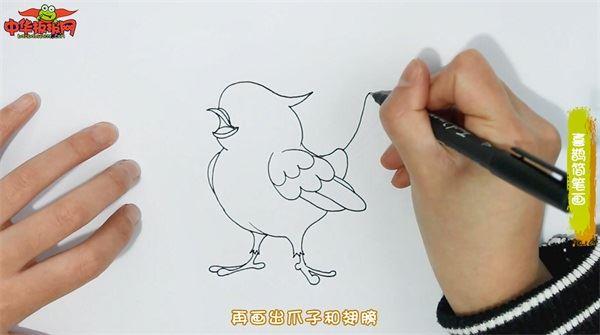喜鹊怎么画 喜鹊简笔画彩色