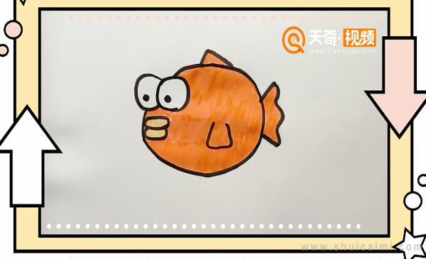 小金鱼简笔画怎么画 小金鱼简笔画好看