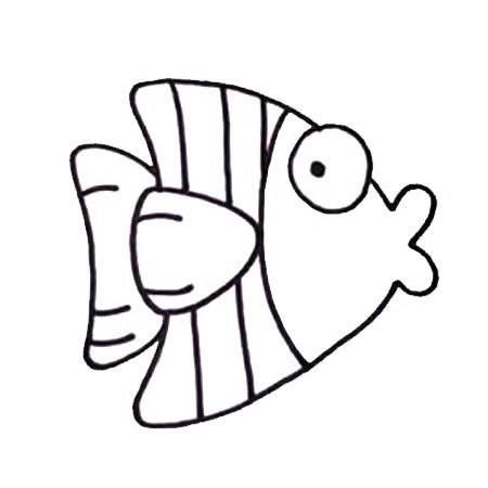鱼简笔画 鱼简笔画简单