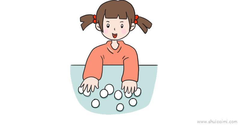 元宵节儿童画怎么画 元宵节简笔画画法