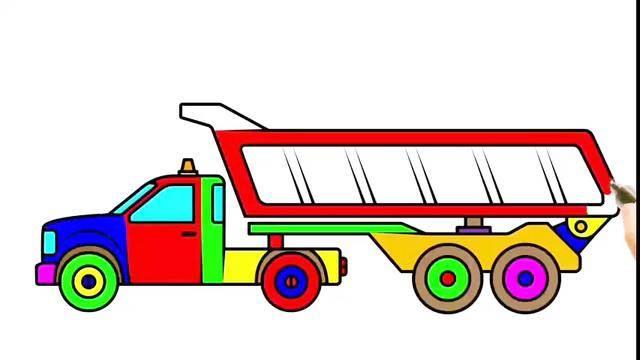 卡车简笔画 卡车简笔画儿童