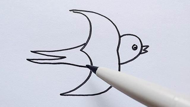 小燕子简笔画 小燕子简笔画图片