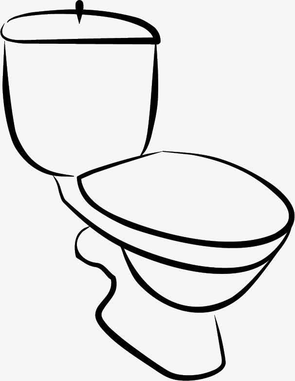 厕所简笔画 女生拉屎简笔画