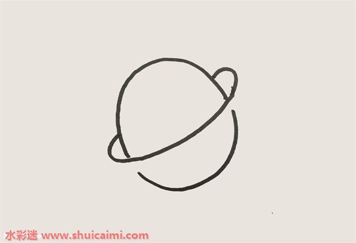海王星怎么画 海王星简笔画简单又漂亮彩色