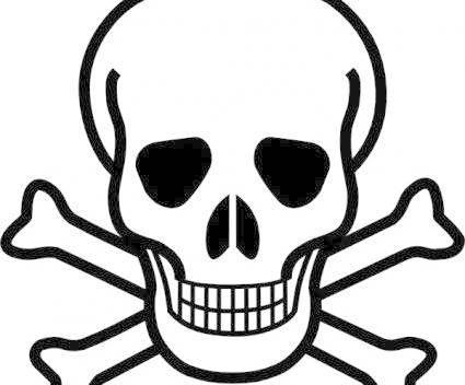 骷髅头简笔画 骷髅头简笔画可爱