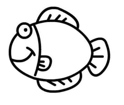 鱼简笔画 鱼简笔画简单又漂亮
