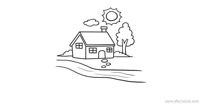 场景画儿童画怎么画 场景画简笔画简单又好看