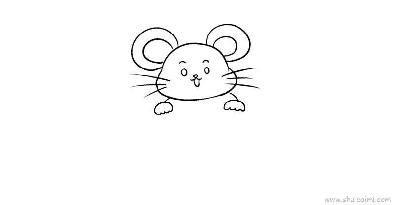 2022老鼠儿童画怎么画 2022老鼠简笔画画法