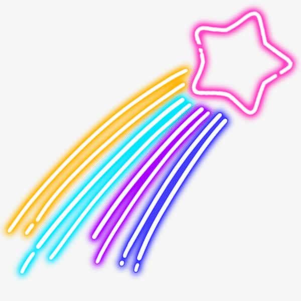 流星简笔画图片 流星简笔画彩色