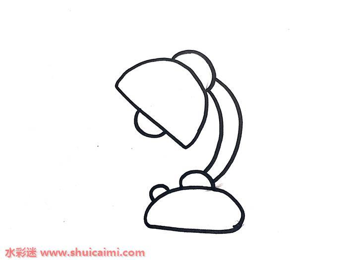 台灯怎么画 台灯简笔画简单易画彩色