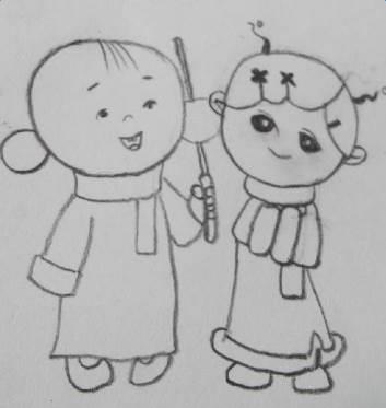 大耳朵图图简笔画 大耳朵图图简笔画一家