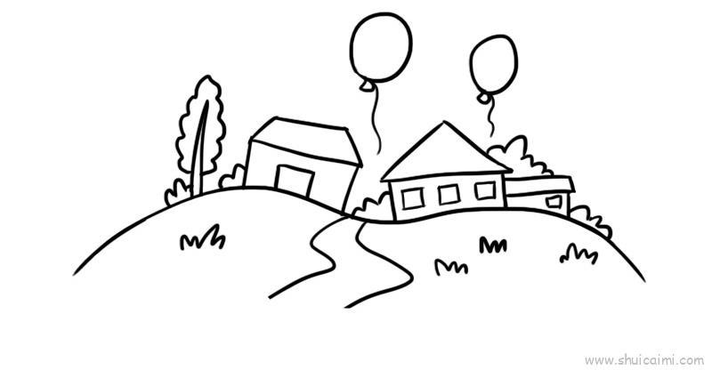 我儿童画怎么画 我简笔画图片