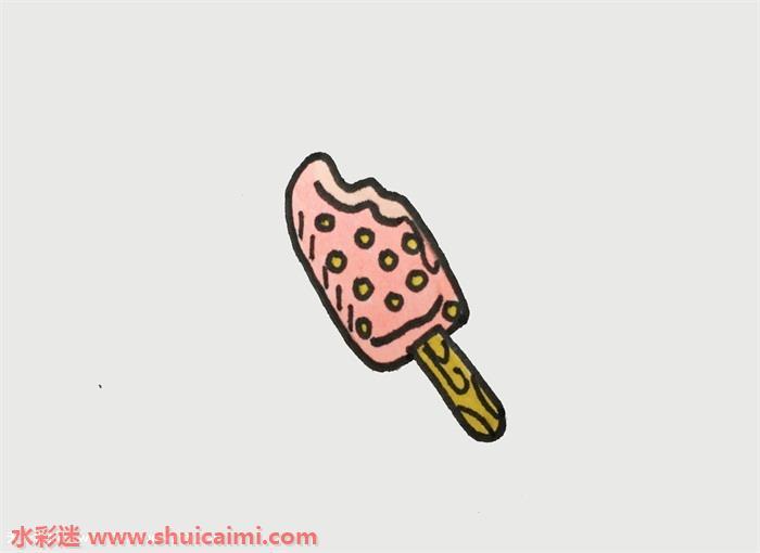 冰棒怎么画 冰棒简笔画漂亮卡通