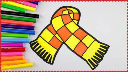 围巾简笔画 围巾简笔画图片大全