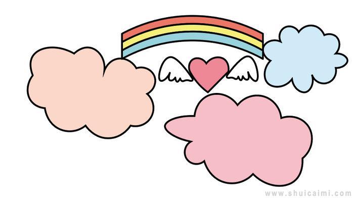 彩色梦简笔画怎么画 彩色梦简笔画简单