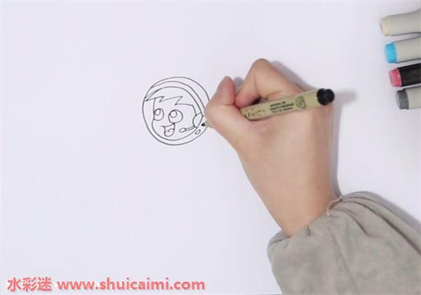 宇航员怎么画 宇航员简笔画简单好看带颜色