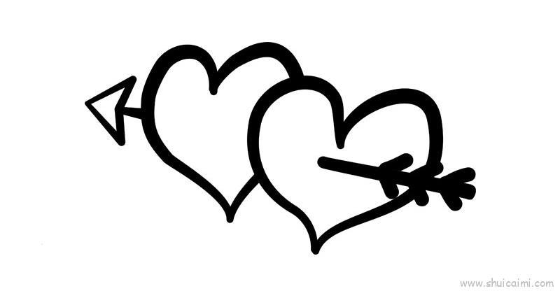 七夕爱心儿童画怎么画 七夕爱心简笔画简单