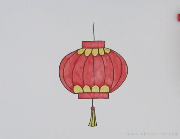 灯笼简笔画怎么画 灯笼简笔画好看
