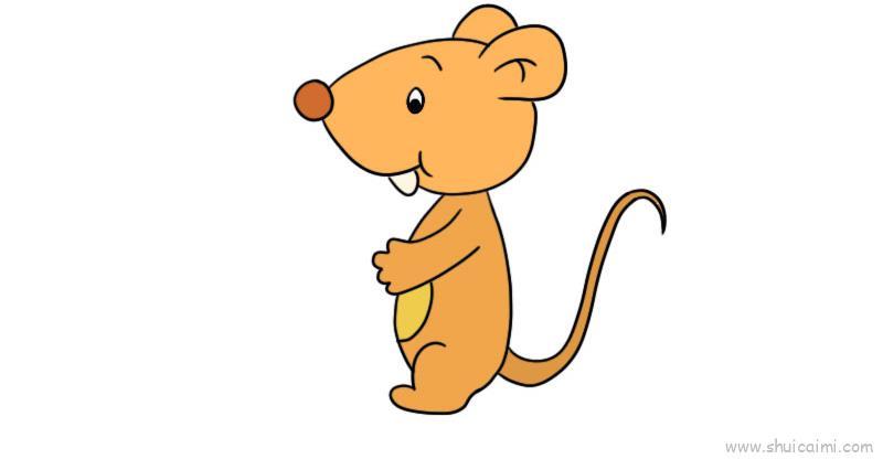 老鼠儿童画怎么画 老鼠简笔画顺序