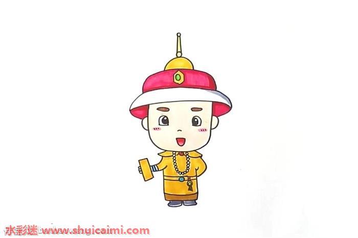 皇帝怎么画 皇帝简笔画漂亮彩色