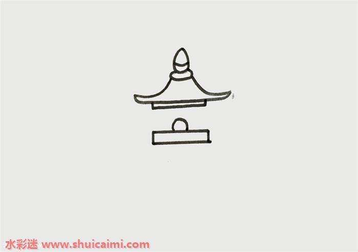 塔怎么画 塔简笔画简单好看带颜色