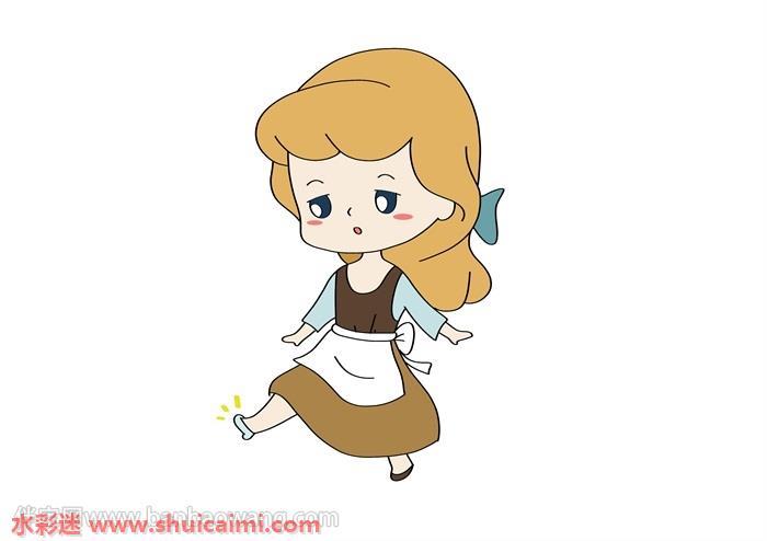 灰姑娘怎么画 灰姑娘简笔画简单