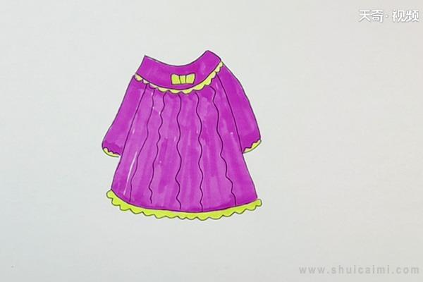 幼儿女孩服饰简笔画怎么画 幼儿女孩服饰简笔画图片