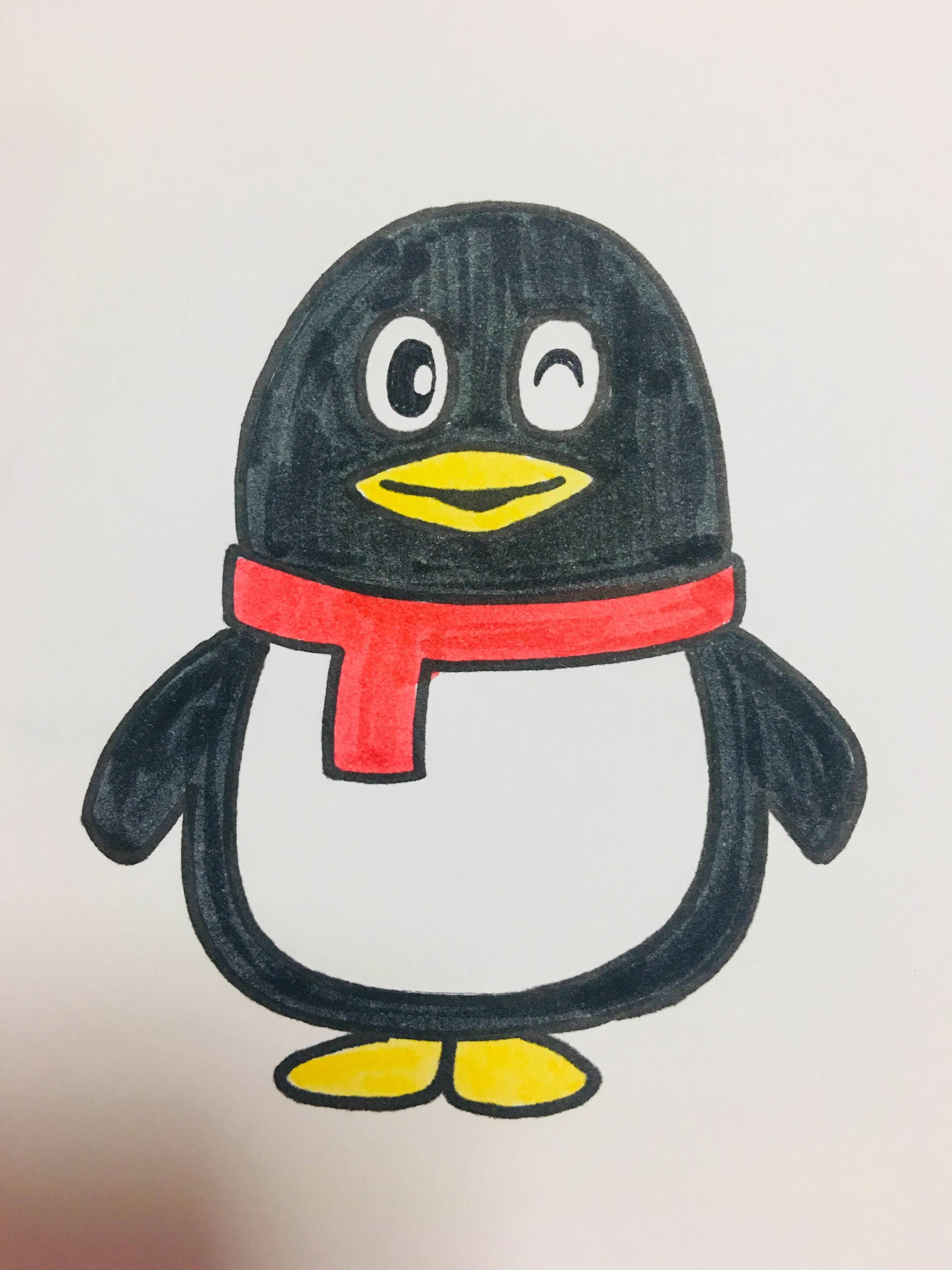 企鹅简笔画图片大全 企鹅简笔画图片大全儿童画