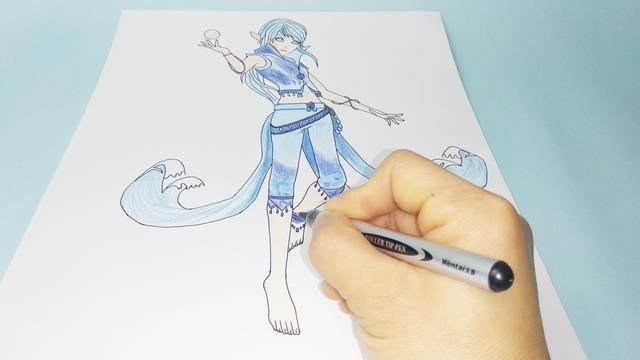 水的形态人物简笔画 水的形态人物简笔画怎么画