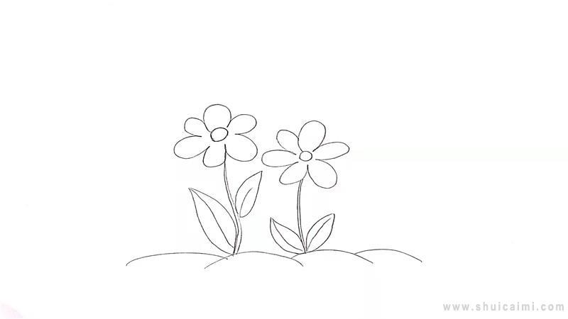 鲜花简笔画怎么画 鲜花简笔画顺序
