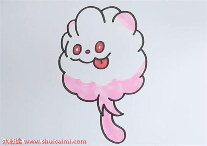 绵绵泡芙怎么画 绵绵泡芙简笔画简单好看
