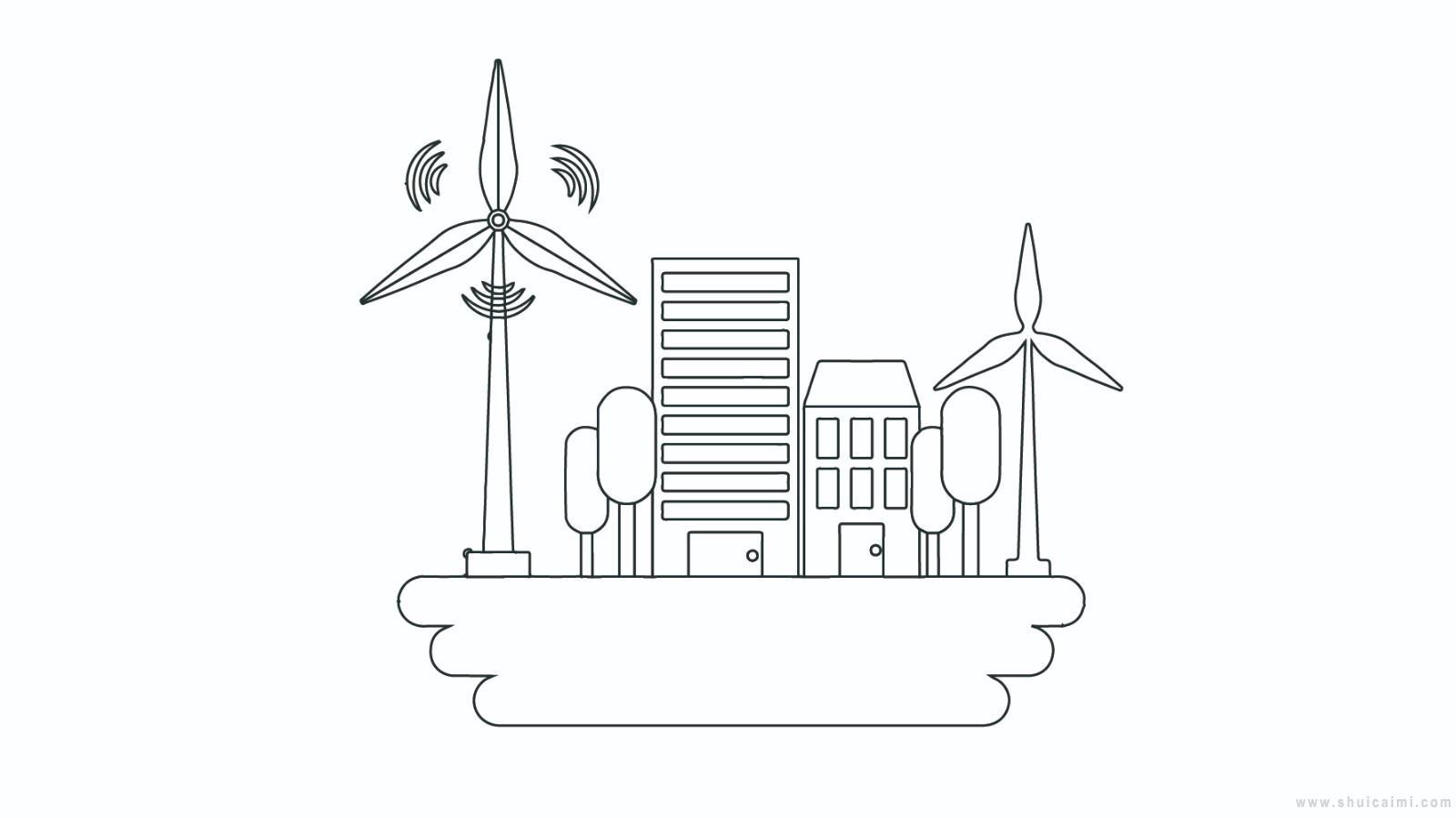 绿色家园简笔画怎么画 绿色家园简笔画好看