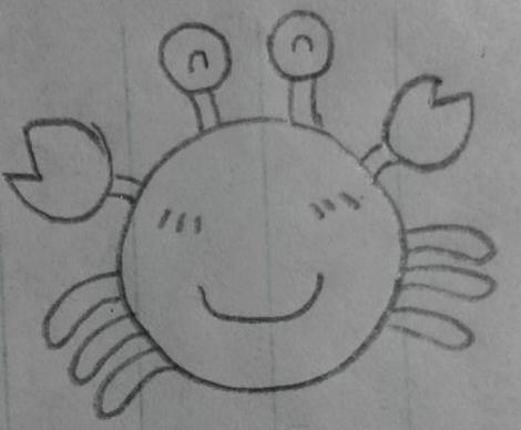 虾简笔画 虾简笔画儿童画