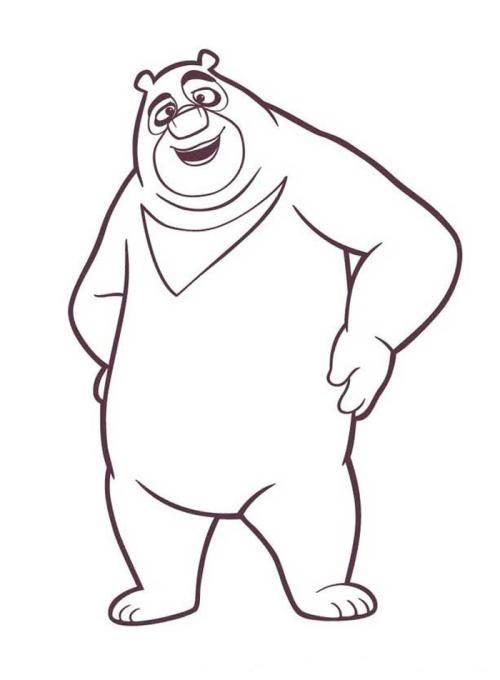 大熊简笔画图片大全 大熊简笔画图片大全彩色