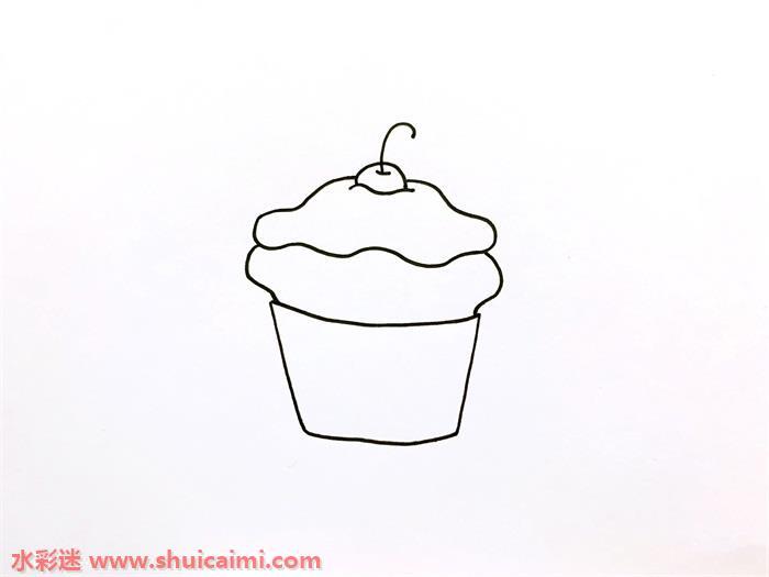 QQ红包蛋糕怎么画 蛋糕简笔画简单好看带颜色