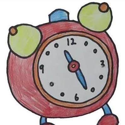 闹钟简笔画 闹钟简笔画图片大全
