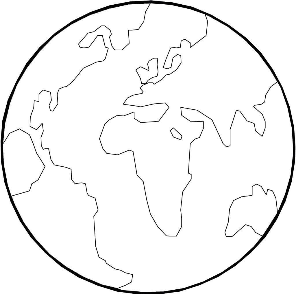 地球图片简笔画 地球图片简笔画彩色