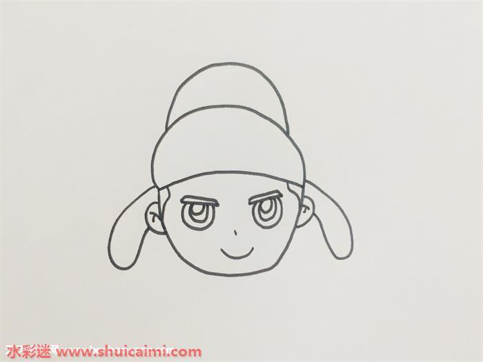 李白怎么画 李白简笔画步骤图