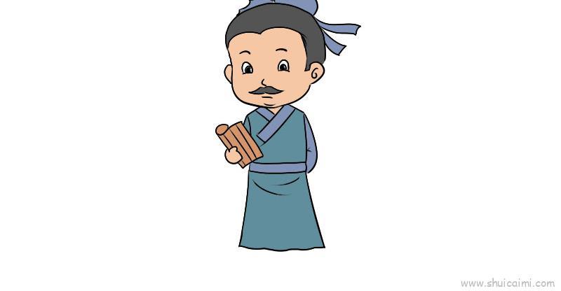 古代人物儿童画怎么画 古代人物简笔画简单