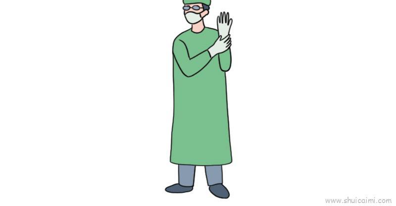 医生教程儿童画怎么画 医生教程简笔画简单又好看