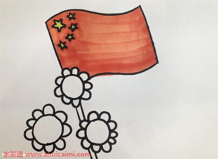 赞美祖国怎么画 赞美祖国简笔画步骤