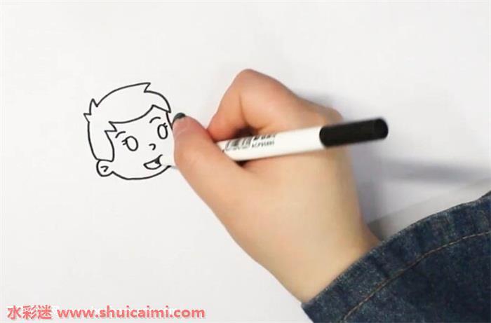 放风筝怎么画 放风筝简笔画简单易画彩色