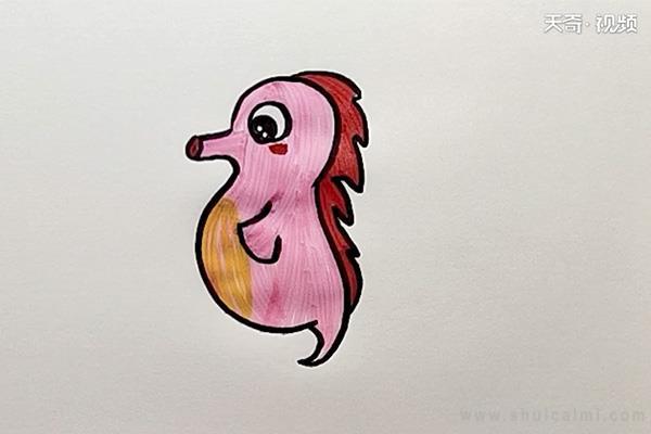 海马简笔画怎么画 海马简笔画简单又好看